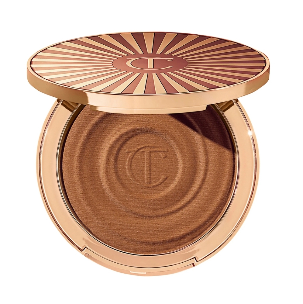 Charlotte Tilbury Beautiful Skin Sun-Kissed Glow Bronzer, Shade 2 (Medium), NIB